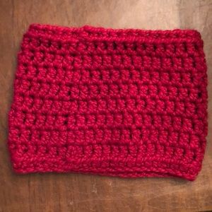 Hand knit neck warmer